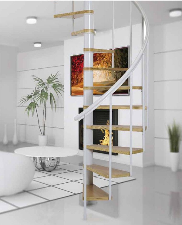 Винтовая лестница Calgary White, диаметр 120 см Винтовая лестница Calgary White, диаметр 120 см