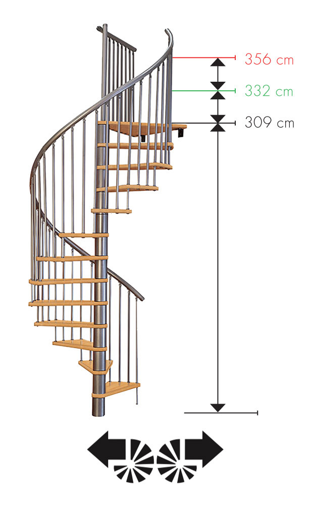 Винтовая лестница Minka Spiral Effect, диаметр 120 см, серебро Винтовая лестница Minka Spiral Effect, диаметр 120 см, серебро