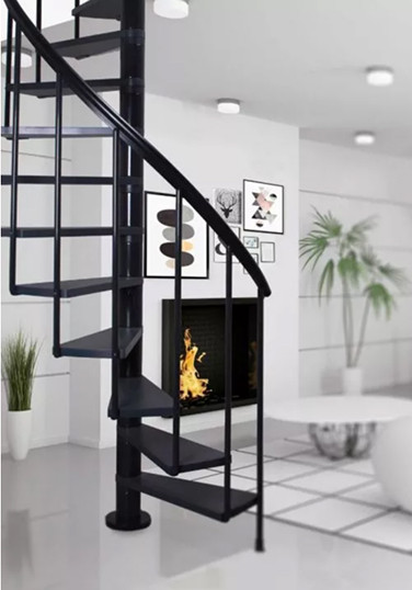 Винтовая лестница Calgary Anthracite, диаметр 120 см Винтовая лестница Calgary Anthracite, диаметр 120 см