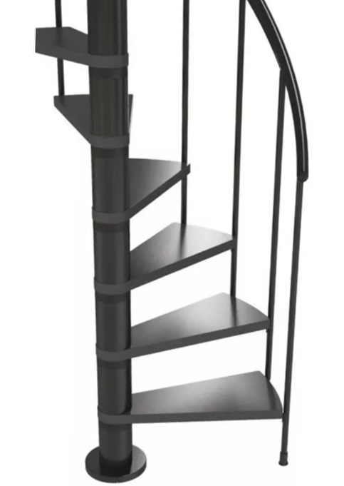 Винтовая лестница Calgary Anthracite, диаметр 120 см Винтовая лестница Calgary Anthracite, диаметр 120 см