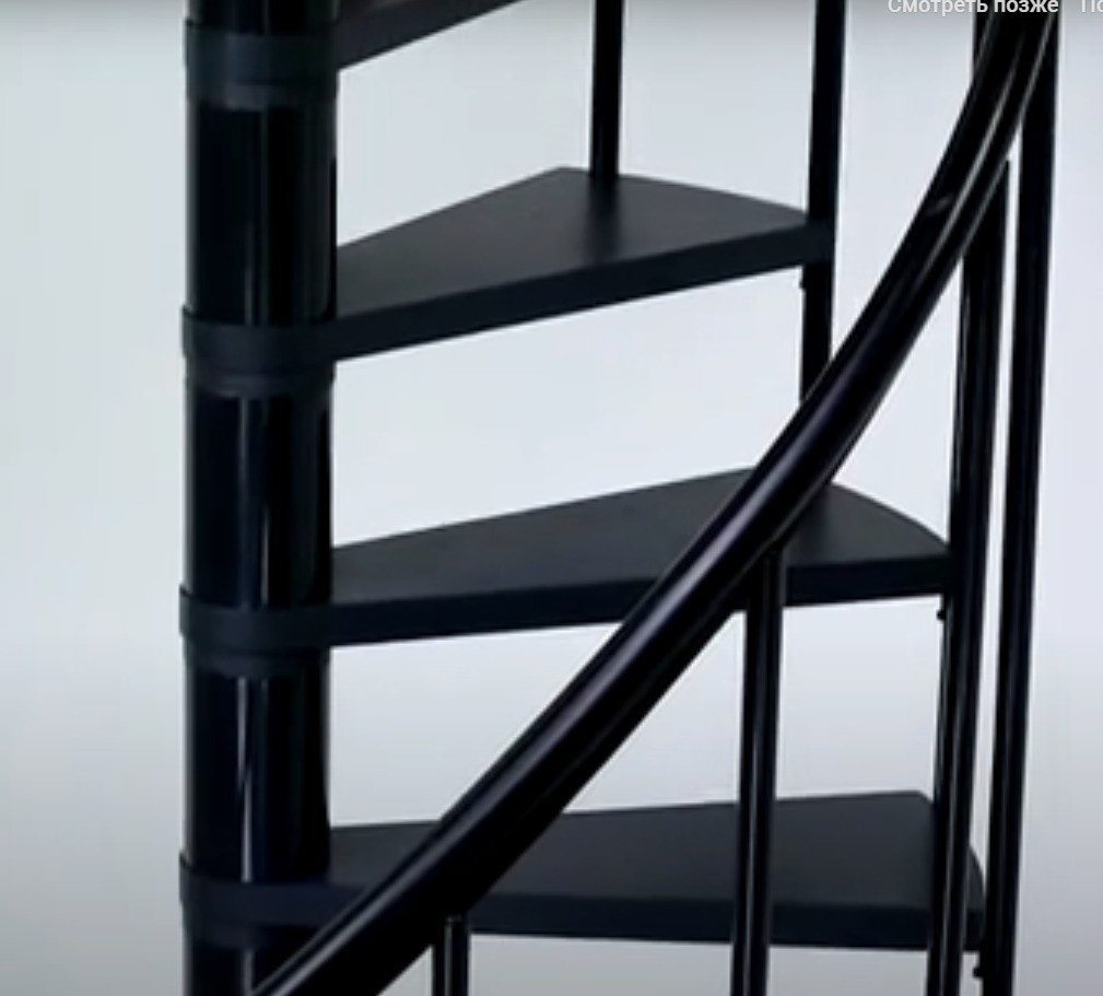 Винтовая лестница Calgary Anthracite, диаметр 120 см Винтовая лестница Calgary Anthracite, диаметр 120 см