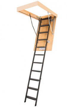 Складная металлическая лестница LMS 70x120x280 FAKRO Складная металлическая лестница LMS 70x120x280 FAKRO